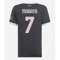 Stroje piłkarskie AC Milan Alvaro Morata #7 Koszulka Trzeciej dla damskie 2024-25 Krótki Rękaw